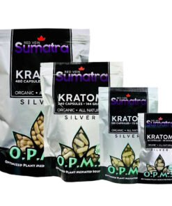 OPMS Silver Kratom Capsules Red Vein Sumatra